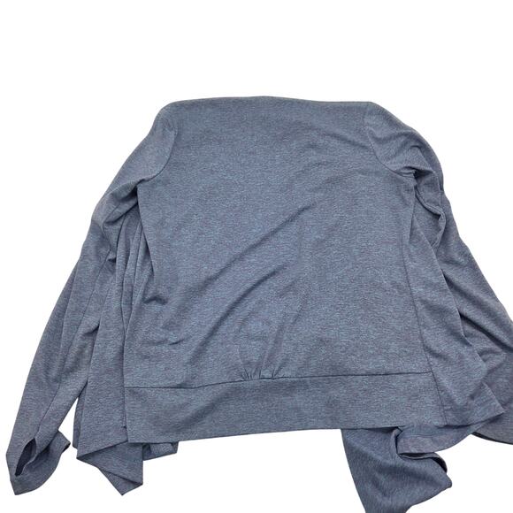 Merrell Cardigan Drape Front Women's Size Small Petite Heather - Picture 8 of 9